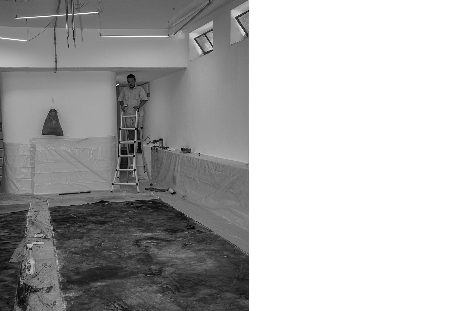 Archive images, artist's studio