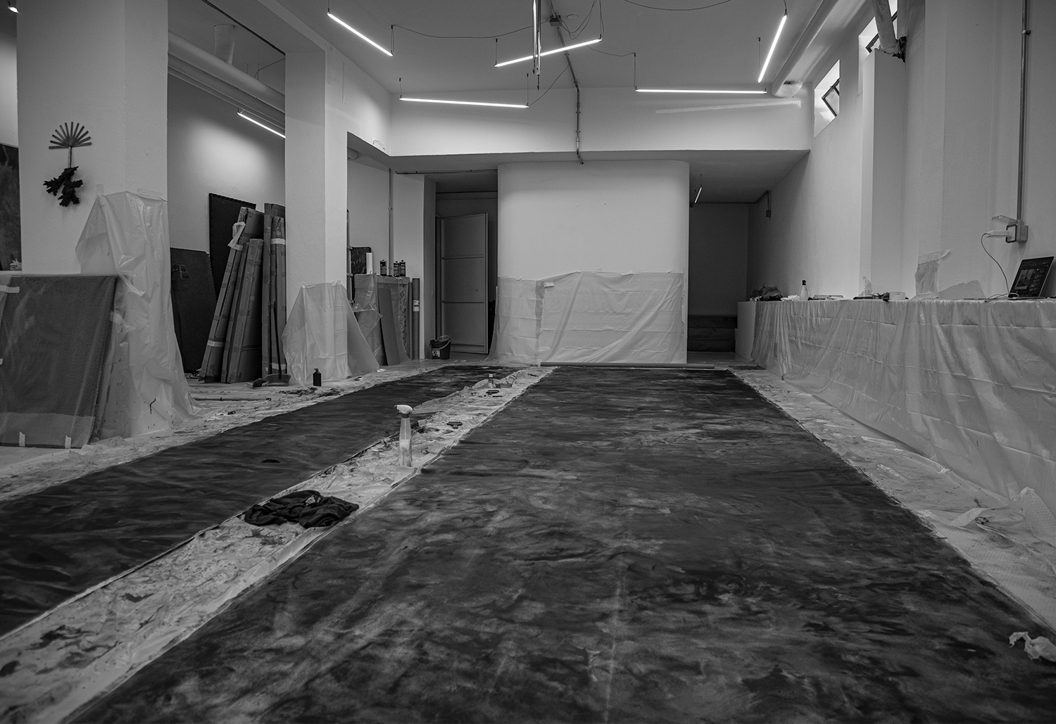 Archive images, artist's studio